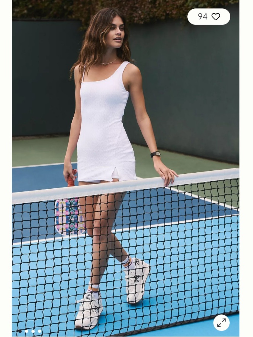 NWT Beach Riot Elise Dress White - L / White